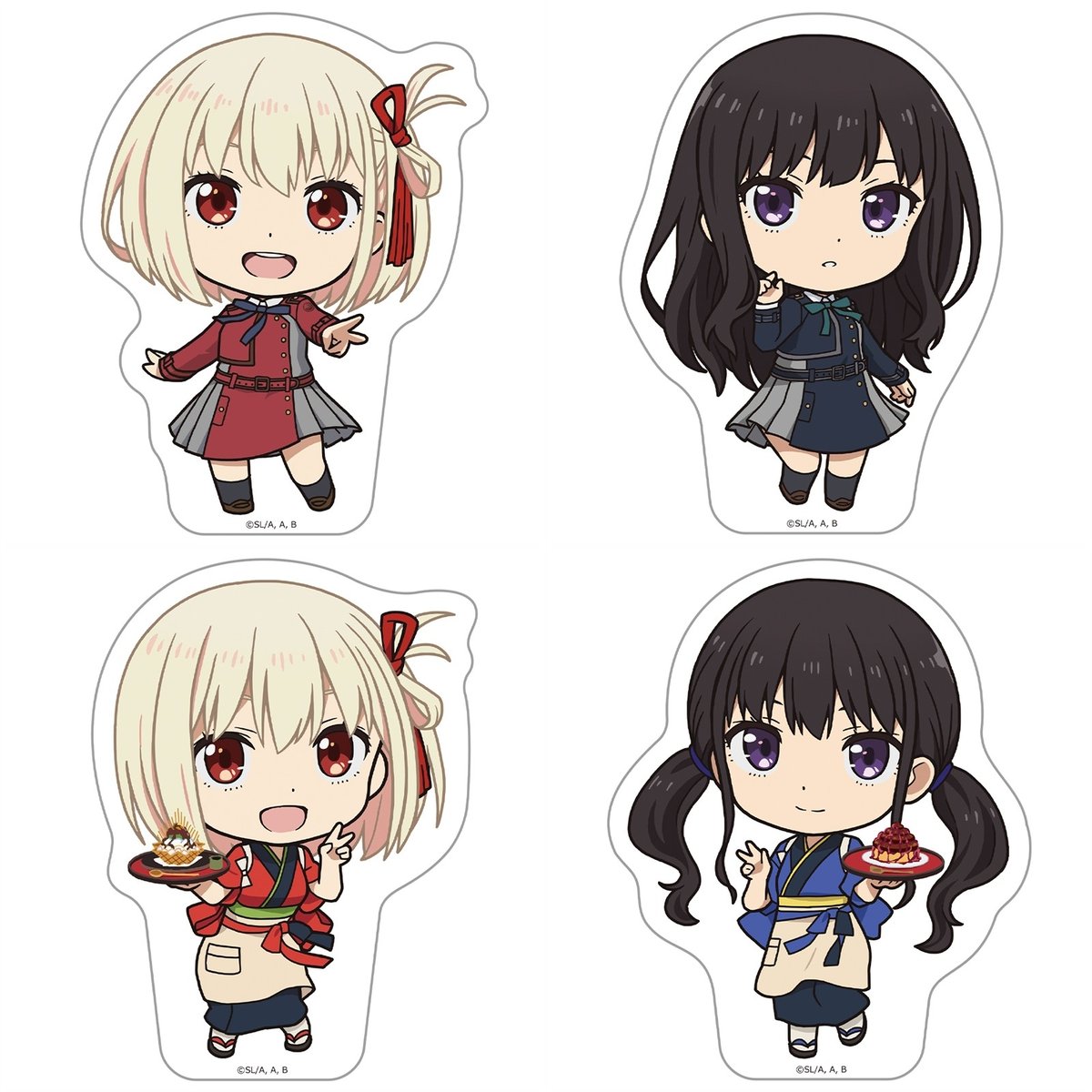 リコリス・リコイル ダイカットステッカー コレイズにて予約受付開始