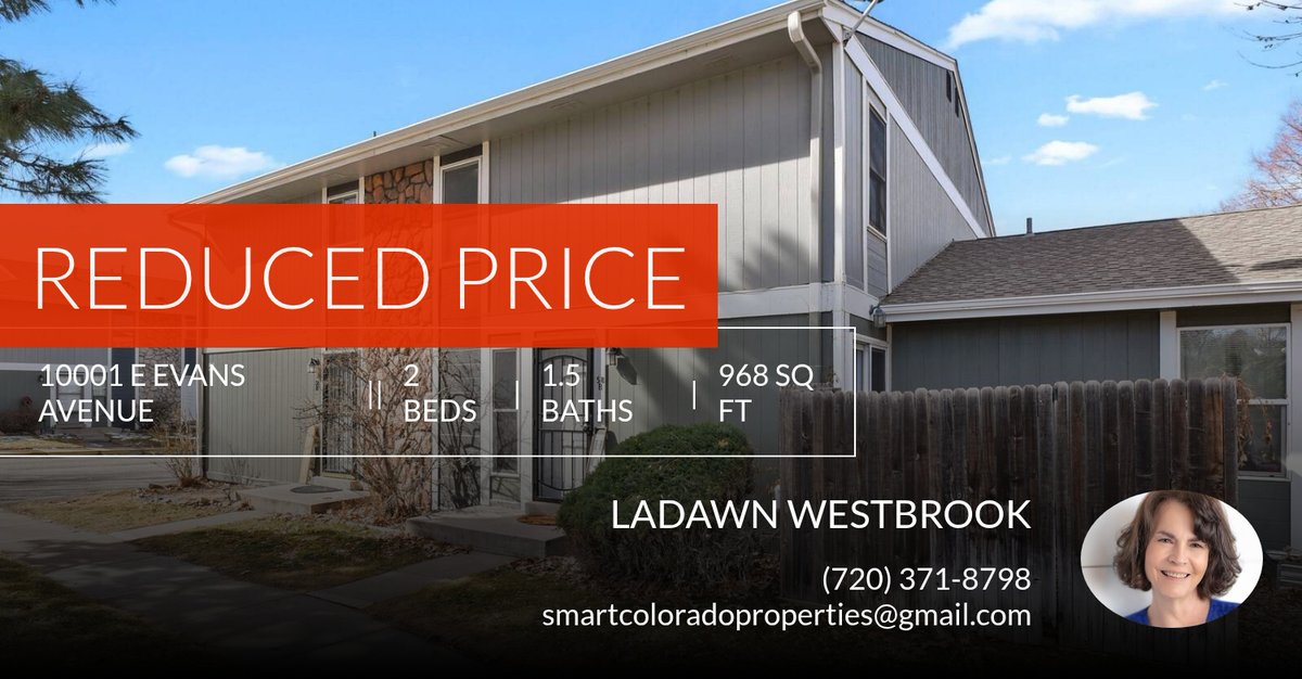 dawnarising's tweet photo. 📍 Reduced Price 📍 This recently reduced home at 10001 E Evans Avenue 58b in Aurora won't last long, so, don't wait to set up a showing! Reach out here or at (720) 371-8798 for more information! https://t.co/lkH0F5wGRS https://t.co/MBn2NJJPZq