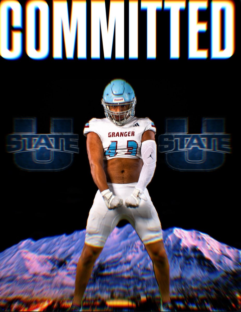 BrianPhillipsa1's tweet photo. AGGIE FOOTBALL NEWS!!  Granger High School (UT) EDGE rush defensive end Ifo Pili has verbally committed to the Aggies!! Here is my article detailing his commitment! Please click the link below. Thank you for reading!!

https://t.co/NW8iNM38vB https://t.co/vxK8ZDEa3u