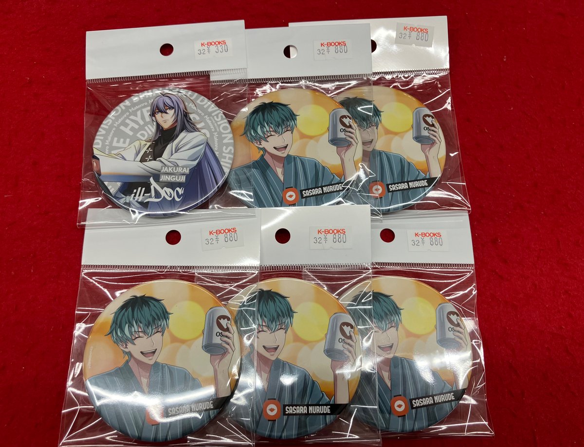 入荷情報】 『ヒプノシスマイク』 〈缶バッジ〉 ◇7th anniversary