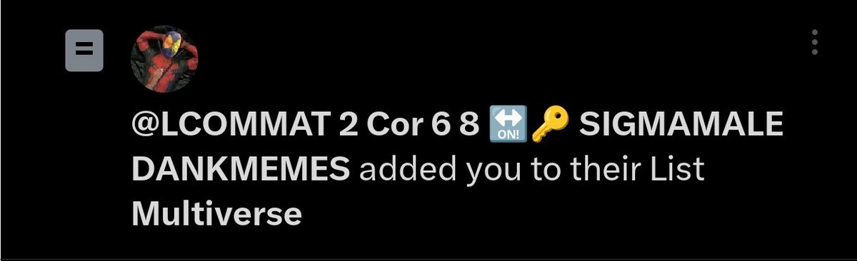 DON'T PUT ME TOGETHER WITH POLITICAL ACCOUNTS IN THAT LIST NOOOO