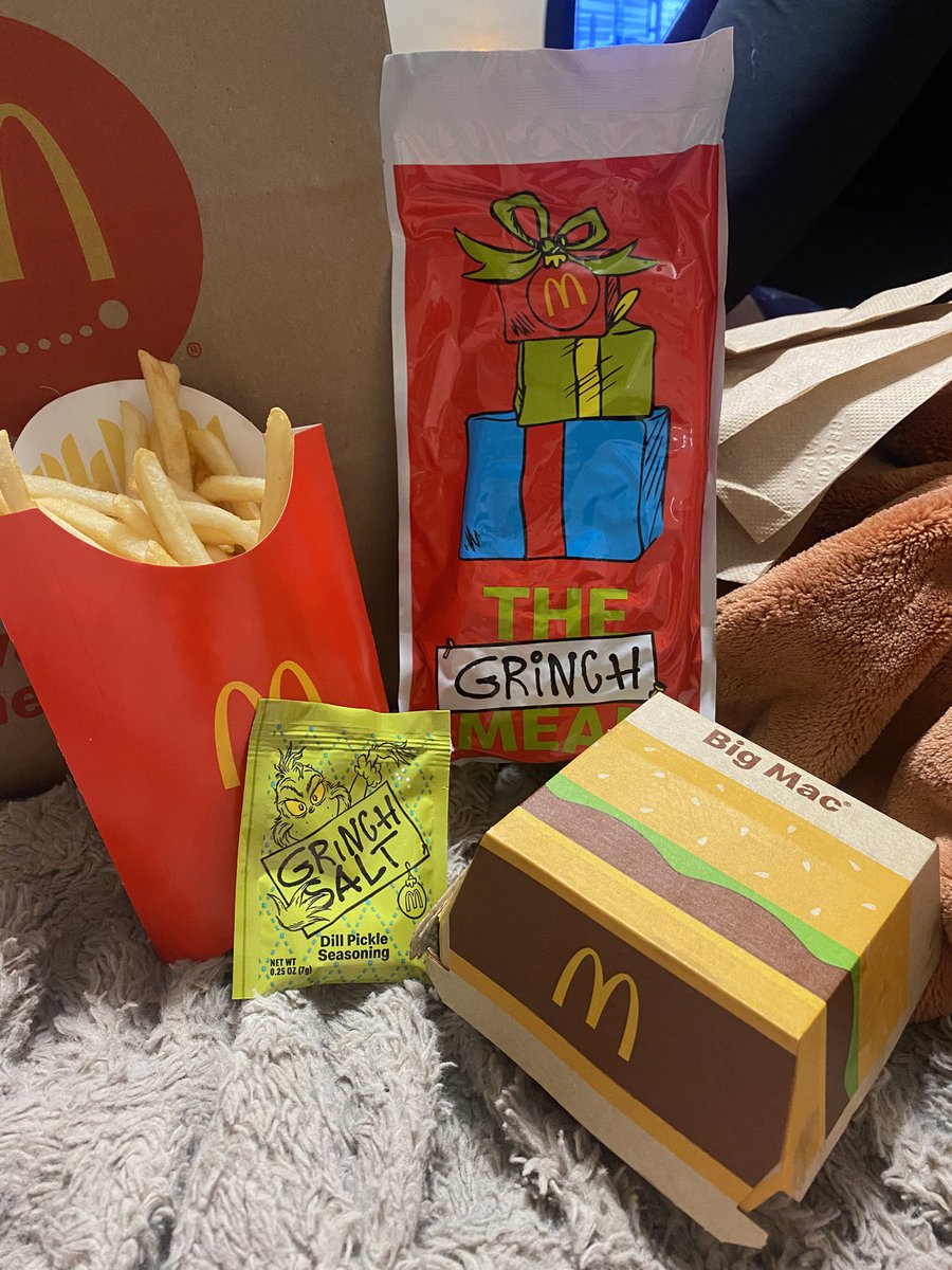 I caved and got the grinch meal