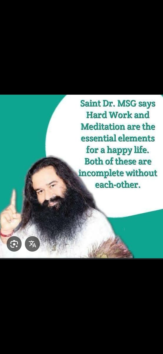 We all seek happiness, but it’s not just in things we own. Saint Gurmeet Ram Rahim says meditation and helping others bring a calm mind and positivity. Focusing on good thoughts leads to a happier, more meaningful life 
#LoveNature

Saint Gurmeet Ram Rahim Singh