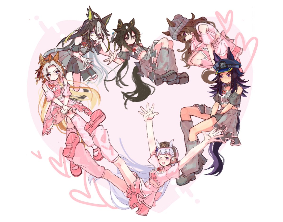 #今年も残りわずかなので今年一番伸びた絵を貼る
めにしゅき♡一族
はじめての万バズでした✨