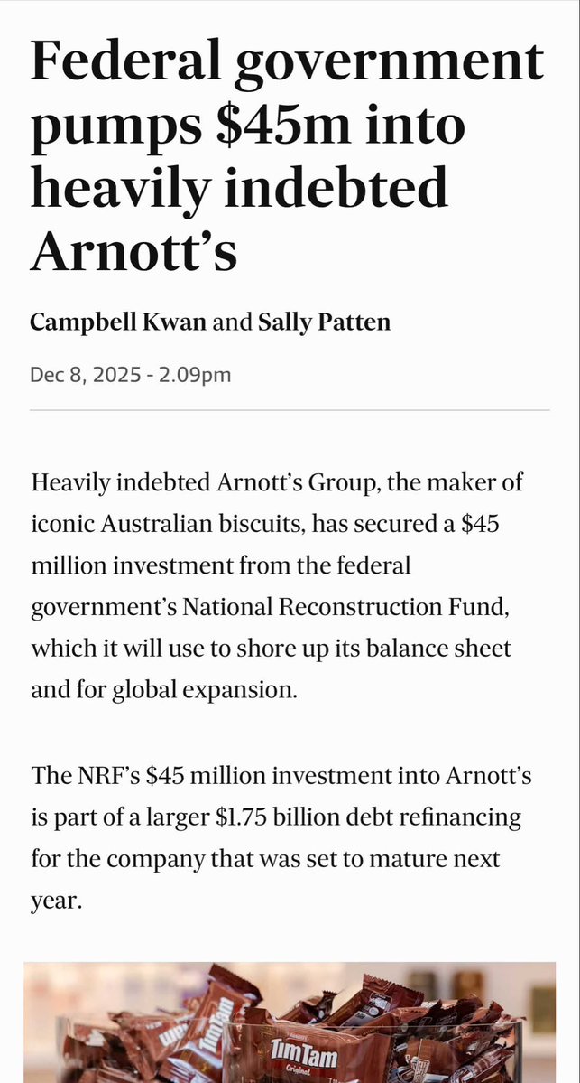 Hear me out, Whyalla green biscuit manufacturer.