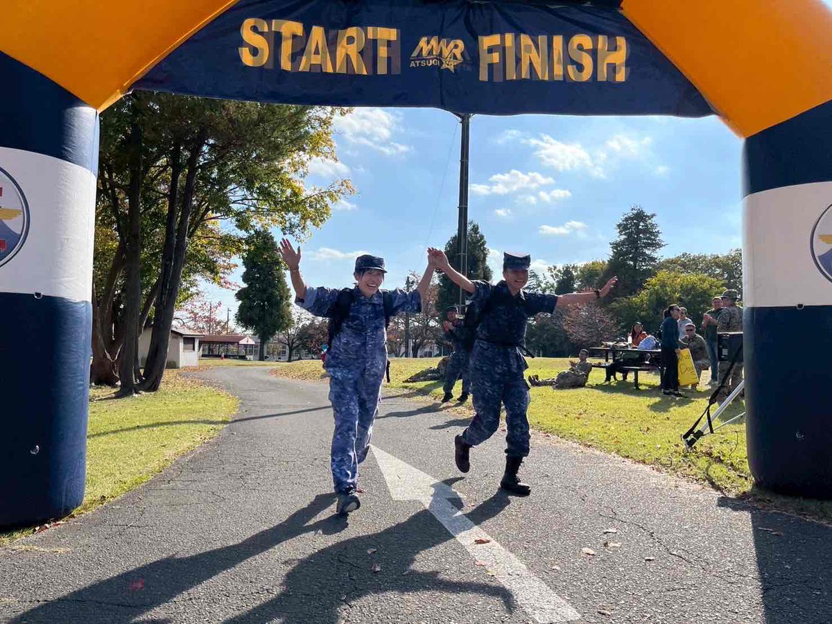 ノルウェージャンフットマーチ】 #厚木基地 で行われた米軍主催の競技