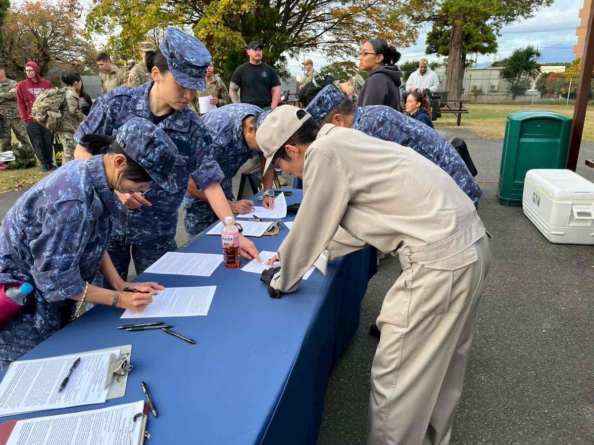 ノルウェージャンフットマーチ】 #厚木基地 で行われた米軍主催の競技