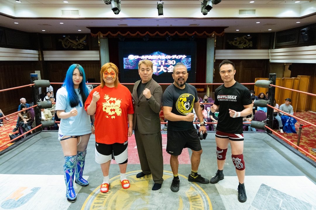 11月30日のDIANA台湾大会にて、シンガポールのプロレス団体Grapplemaxとの業務提携を発表しました。
さらに2026年12月、シンガポール開催の「アジア女子プロレス大会」構想も発表。
参加団体：
日本＝ディアナ（川崎）／レッスルBINGO!（広島）
台湾＝新台湾プロレス／NTW