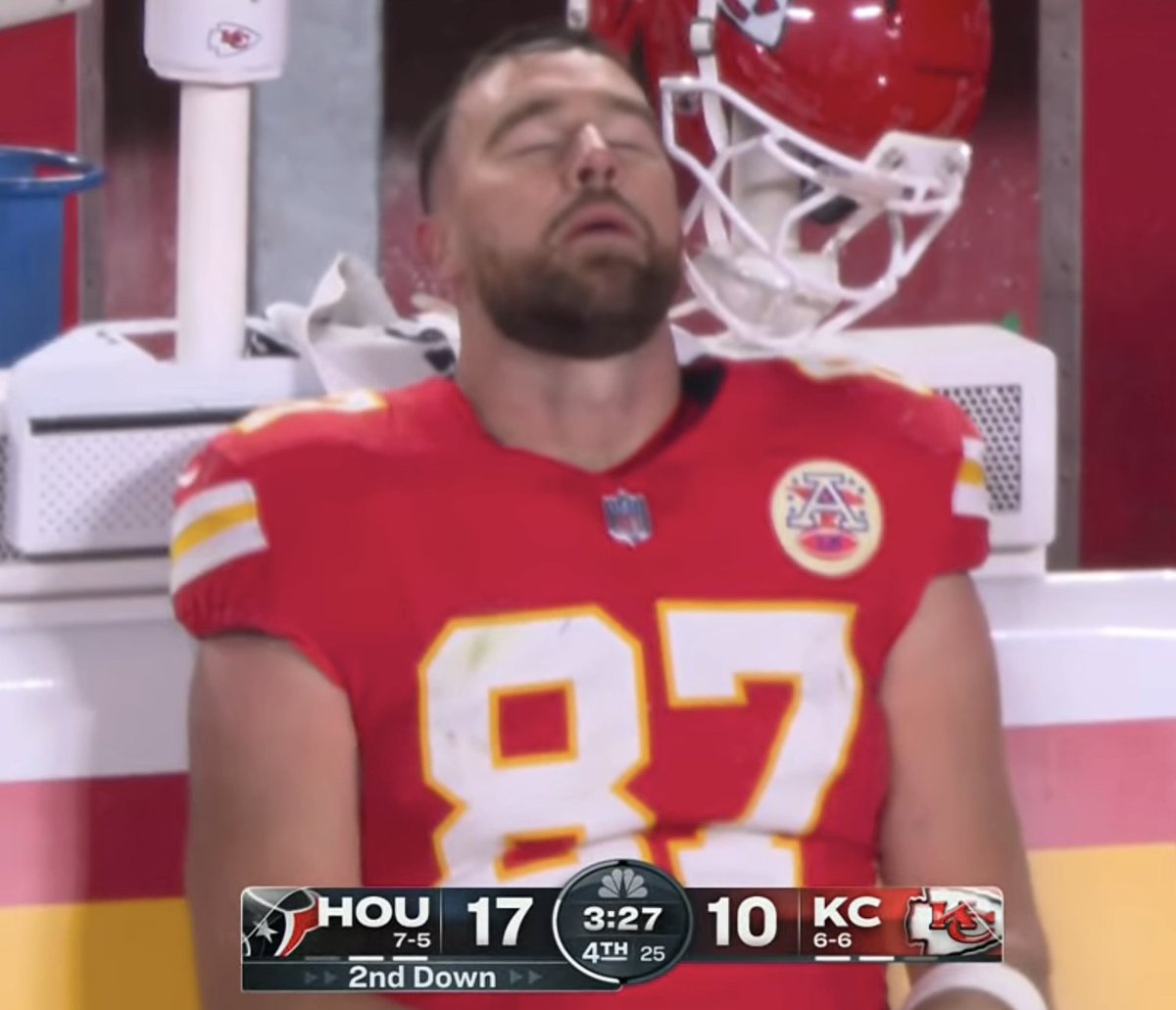 When you realize that you're not making the fantasy playoffs