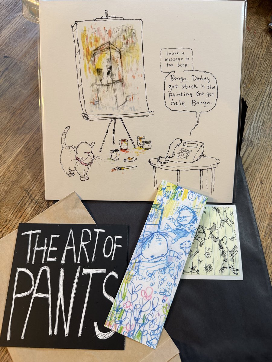 nx_linc's tweet photo. Thank you @pants for including a bookmark with my print order. I have been using the “thank you” playing card that came with my card deck. Can’t wait to choose a frame and hang this masterpiece where my cat can see it. https://t.co/6JkAuxuFgc