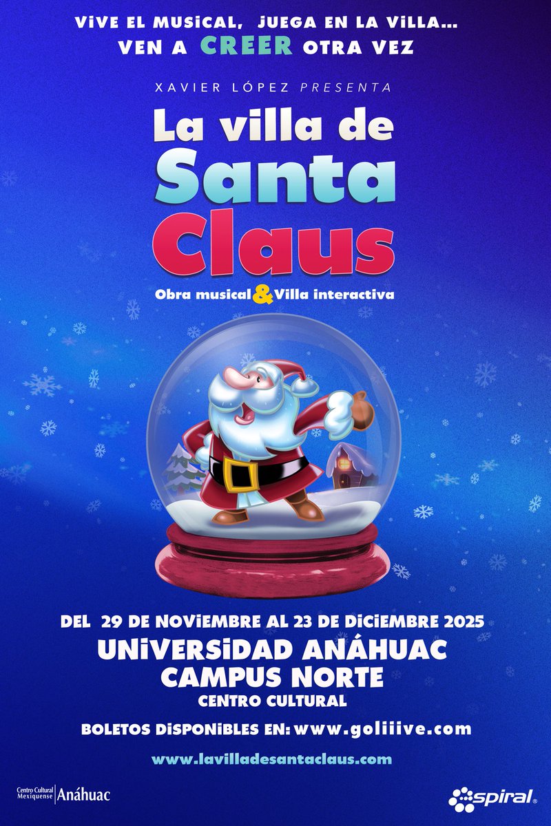 ¡Atentos! 

Tendremos pases cuádruples para este fin de semana ir a disfrutar de #LaVillaDeSantaClause. 🎅 🪅 🎄  RT y ❤️ en lo que lanzamos la dinámica en estos días