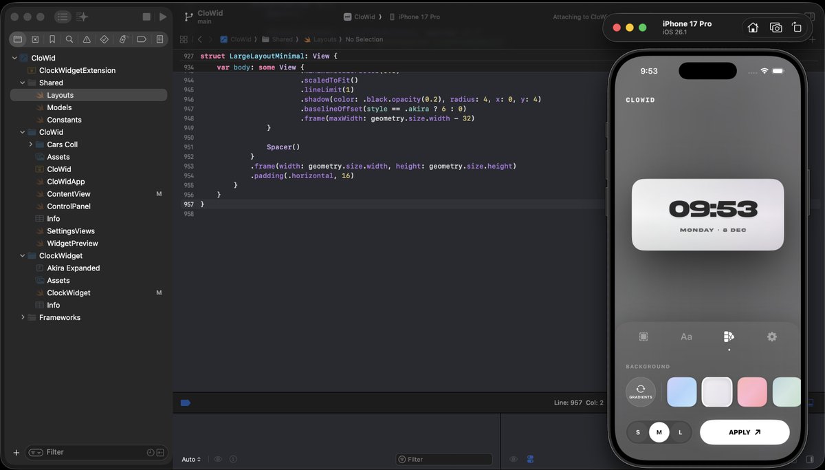 MistilteinnDevs's tweet photo. Some final polishing to CloWid. https://t.co/y9y2nGha5H