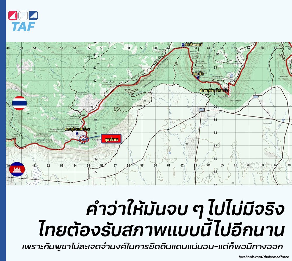 ThaiArmedForce's tweet image. ในสถานการณ์ #ชายแดนไทยกัมพูชา พูดตรง ๆ ว่าไม่มีคำว่าเอาหนัก ๆ ให้มันจบ ๆ ไปครับ

มันไม่มีคำว่าจบ ต่อให้ไทยยึดพื้นที่ที่ควรจะยึดได้ทั้งหมดอย่าง #ปราสาทตาควาย เนิน 677 #ช่องอานม้า หรือ #ปราสาทคนา ยังไงก็ไม่จบ คำว่าให้มันจบ ๆ ไปไม่มีจริง

เพราะต่อให้ไทยยึดได้…