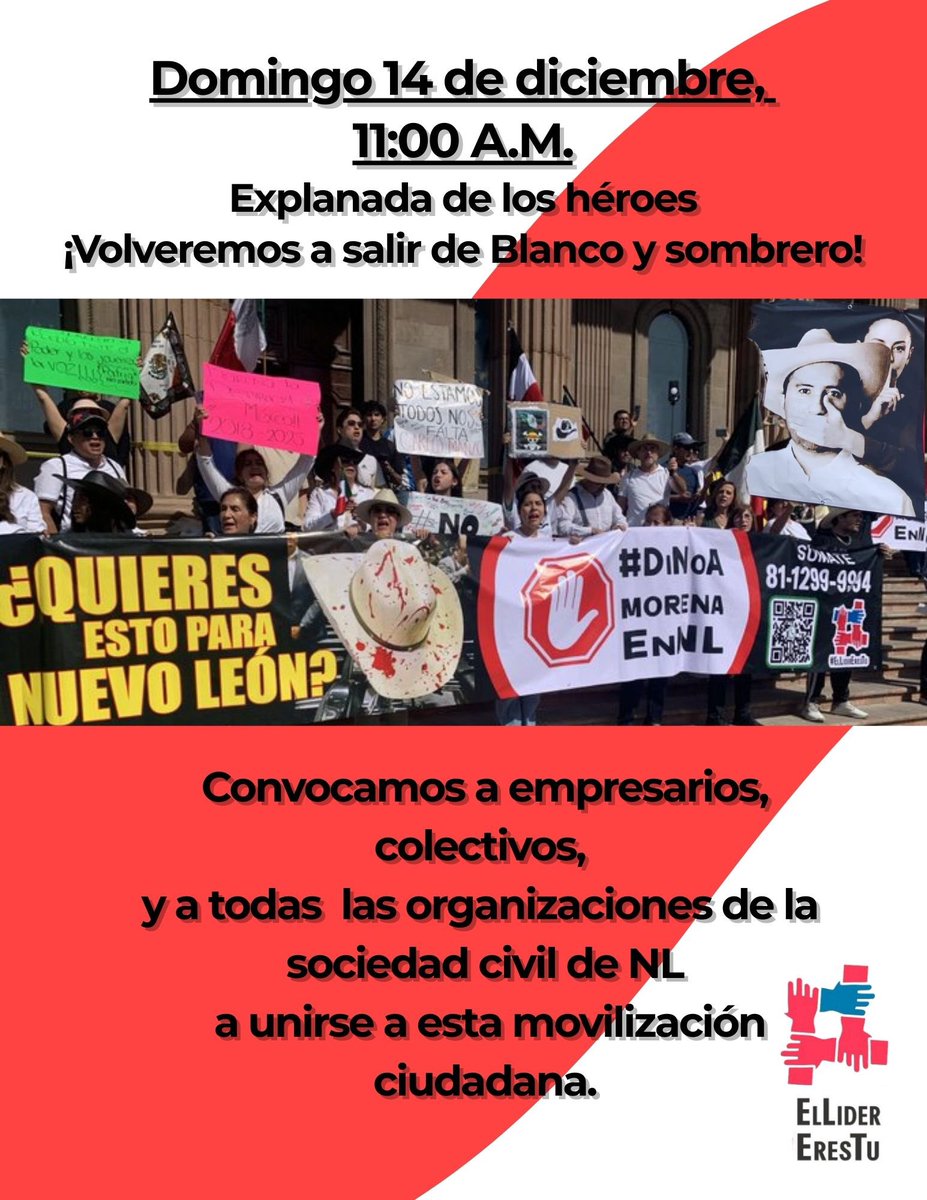 🚨NUEVO LEÓN🚨

¿Estamos listos o seguirán indiferentes? 

-violencia a la alza 
-asaltos en carreteras 
-desaparecieron los poderes
-nos han robado hasta el agua de la lluvia 
-¿quieres que vayan por tus bienes?
¿Seguirás con tu activismo de sillón? 

Ayúdame a compartir. ☝🏻🇲🇽