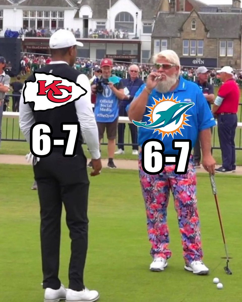 NFLMemes's tweet image. Chiefs falling to 6-7