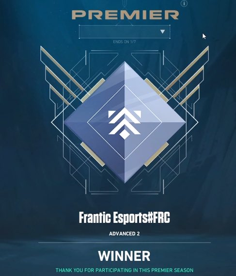 FRANTIC Esports tweet media