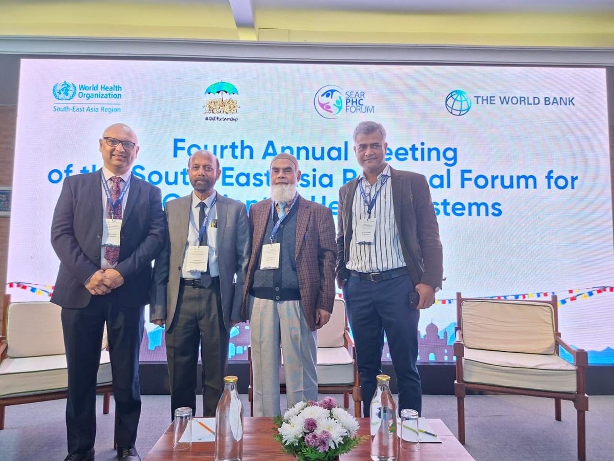 pallavHE's tweet photo. Attending 4th annual meeting of regional PHC Forum for South-East Asia Region - WHO. #SEARPHCFORUM #WHO https://t.co/Uzf99ZJaM9
