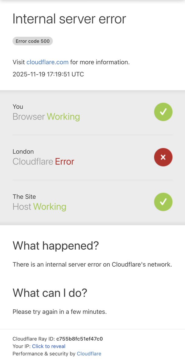 Cloudflare 錯誤頁面產生器把你的報錯頁面換成這個> 下次伺服器冒煙的時候，至少哪怕只有一秒鐘，用戶會以為那是Cloudflare 的錯…
 Github https://t.co/wcYi8FnqEq
 React 版本https