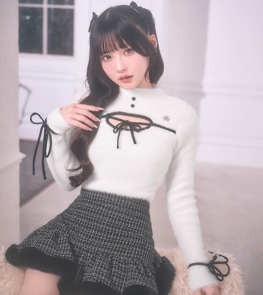 𝐍𝐄𝐖 𝐀𝐑𝐑𝐈𝐕𝐀𝐋 】 シャギー✖️リボン✖️デコルテオープンの