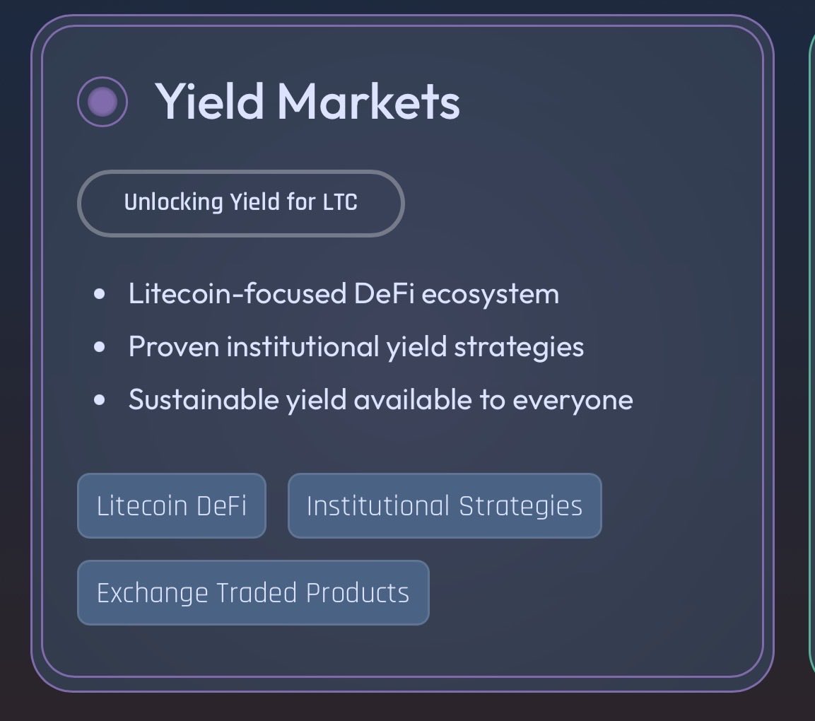 xmrltc's tweet image. LitVM @LitecoinVM introduces actual yield opportunities for LTC holders: sequencer fees, governance participation, ecosystem airdrops, and DeFi protocols built on Litecoin mainnet. Previously idle LTC bags can now generate passive income. $LTC
