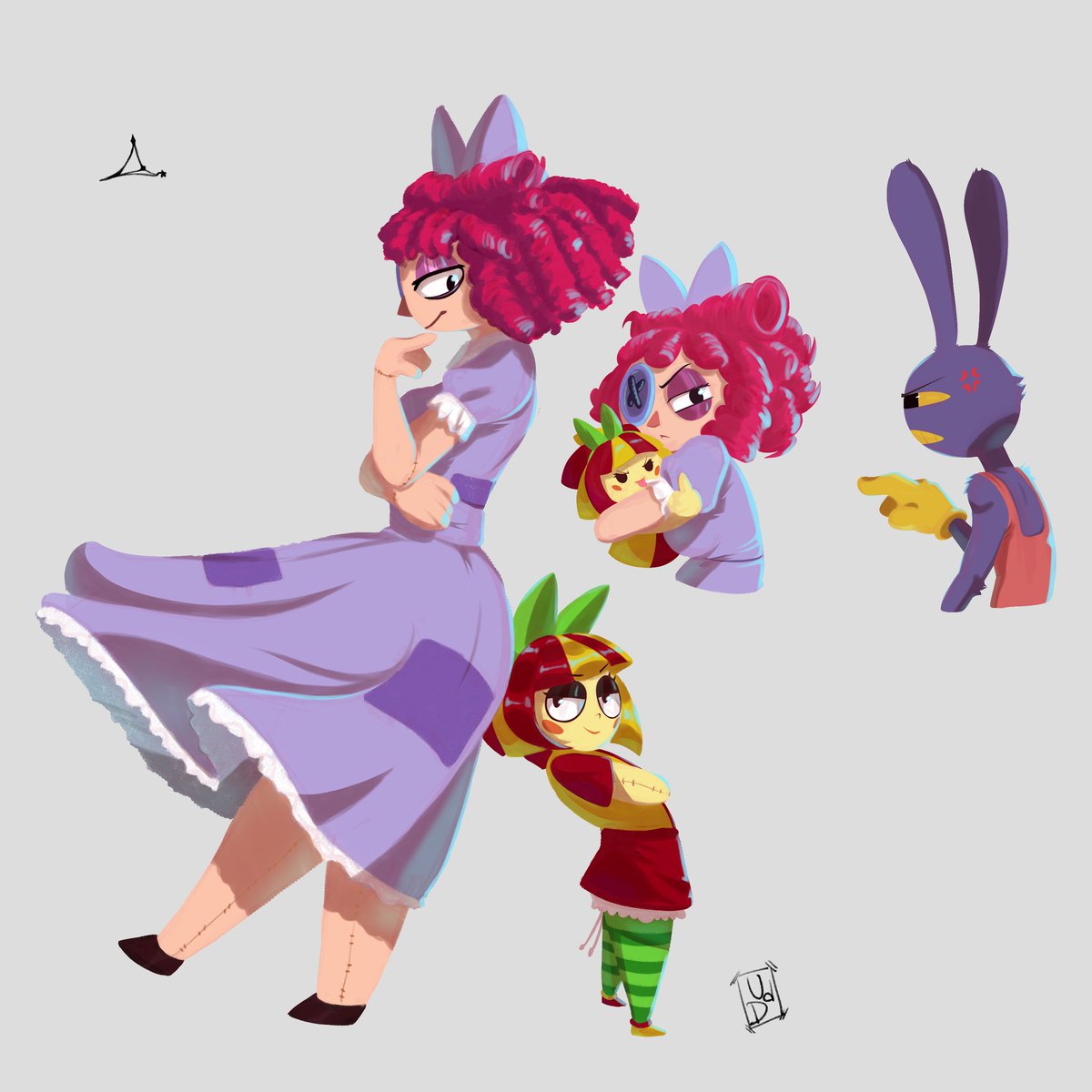 Lazaxusthealien's tweet photo. Collaboration with my friend @Anbd99 She did the sketch and I colored it and added some small details. I also made a sketch (this one next to it) because I had a lot of fun working on this idea
#TheAmazingDigitalCircus #TADC #ragatha #jax https://t.co/PrCzWgAnWa