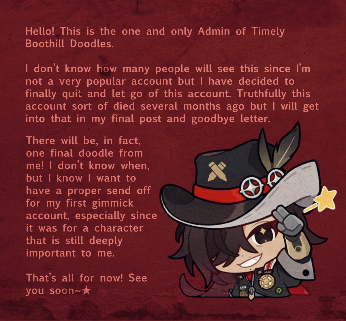 Timely Boothill Doodles tweet media