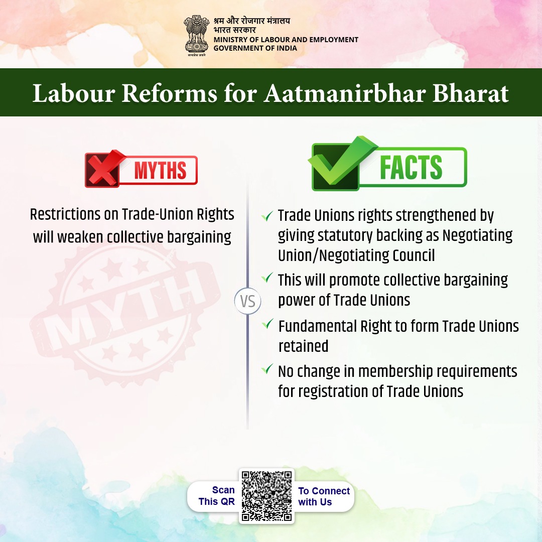 Ministry of Labour & Employment, GoI tweet media