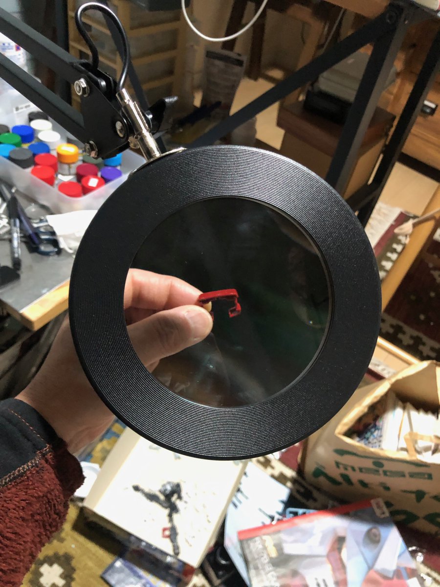 拡大鏡、いい感じです🙂