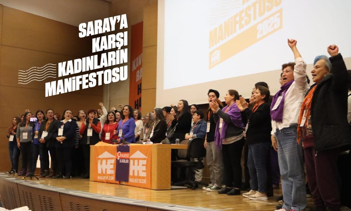 📃Kadınların Manifestosu♀️

Evlerden, sokaklardan, işyerlerinden, kampüslerden yükselen isyanımızla emeğimizi, bedenimizi, hayatlarımızı yağmalayan Saray iktidarına ve sermaye düzenine meydan okuyoruz.
Hayatlarımızı bu ölüm düzeninin çarklarına teslim etmiyoruz.  

Örgütümüz