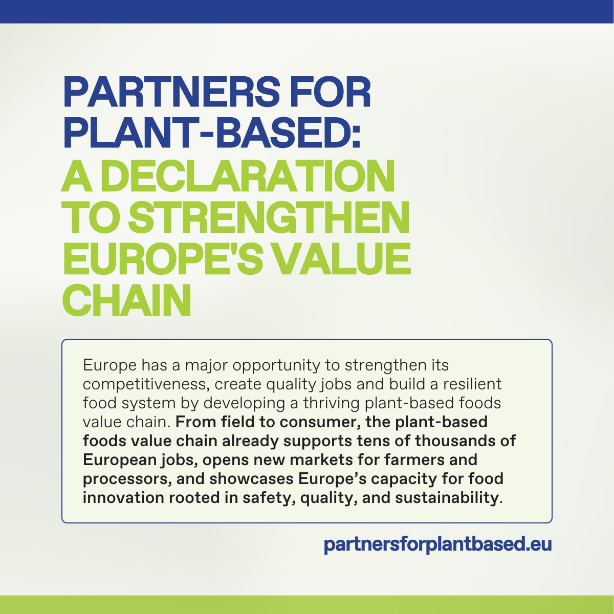 European Alliance for Plant-based Foods tweet media