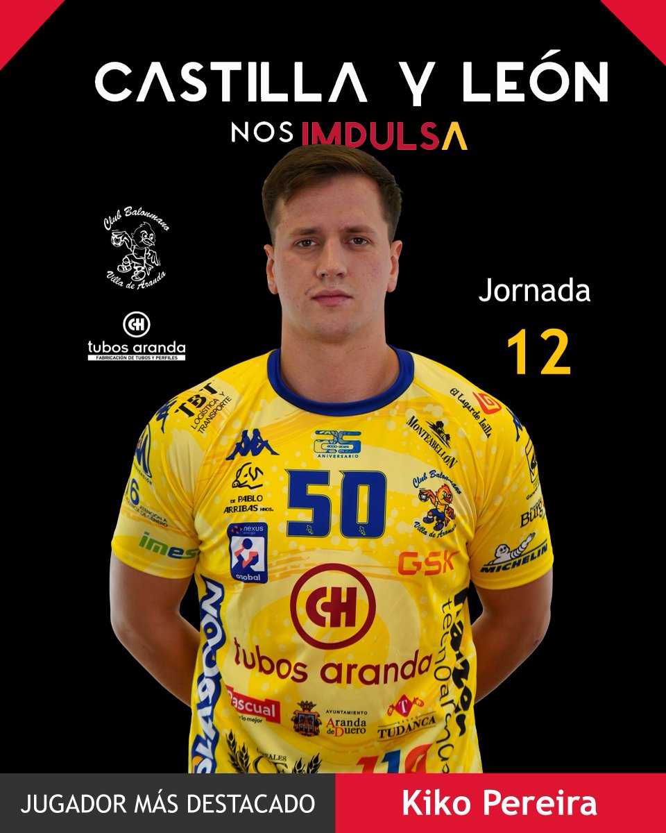 🌟 𝗠𝗩𝗣 𝗖𝗬𝗟 𝗡𝗢𝗦 𝗜𝗠𝗣𝗨𝗟𝗦𝗔 | El hombre infalible, don 𝗞𝗶𝗸𝗼 𝗣𝗲𝗿𝗲𝗶𝗿𝗮 🦅

🚀 ¡El central portugués continúa con su efectividad al 💯% y se corona por primera vez tras sumar 8️⃣ dianas 🆚 <a href="/CDBidasoaIrun/">CD Bidasoa Irun</a>!

#NosImpulsaCastillaYLeon