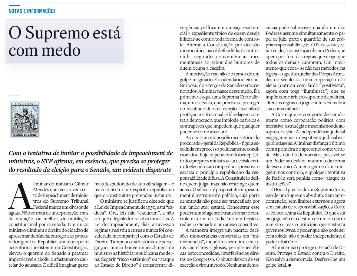 Incrível editorial do ⁦<a href="/Estadao/">Estadão 🗞️</a>⁩