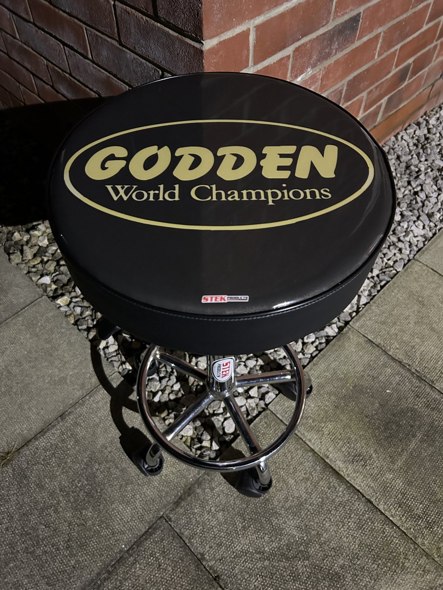Christmas countdown - stocking fillers: 
How about a cool retro Godden workshop stool? 
Only £75 plus postage. 
Stekproducts.com