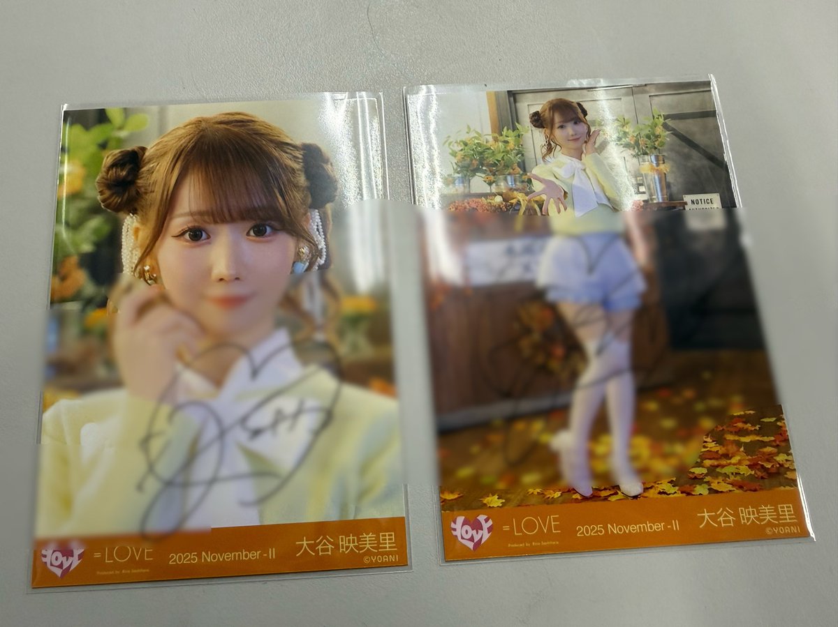 大谷映美里ちゃん 木漏れ日メゾフォルテ 直筆がセミコンに…！！ 全国の