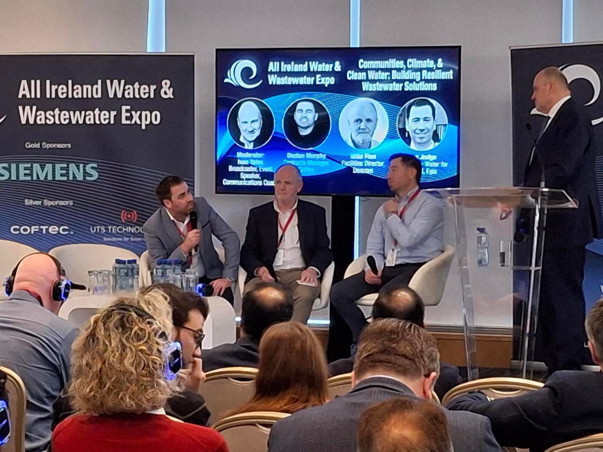 coftec's tweet image. Thank you for visiting Coftec at the All-Ireland Water &amp;amp; Wastewater Expo last Thursday! Great discussions at Stand 19 and during the panel on resilient wastewater solutions. Missed us? Get in touch: info@coftec.ie | +353 91 844356 #Coftec #WaterExpoIRE