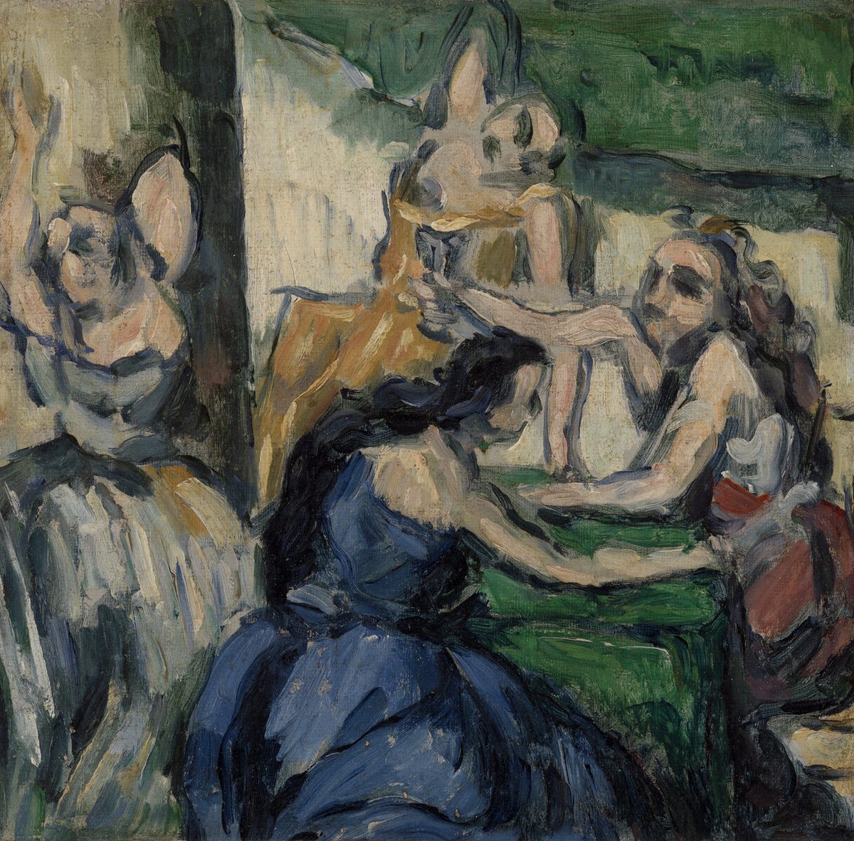 The Courtesans (Les Courtisanes)  by Paul Cézanne collection.barnesfoundation.org/objects/5792/