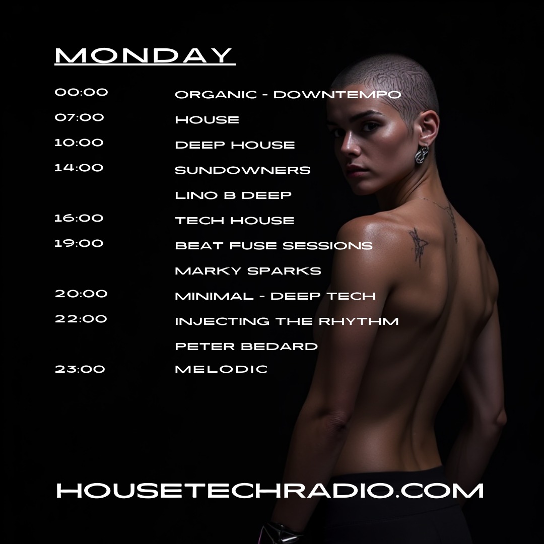 Start the week with some quality sounds of the #underground and all things #techno on the world famous HTR 🎧🎶👌🕺