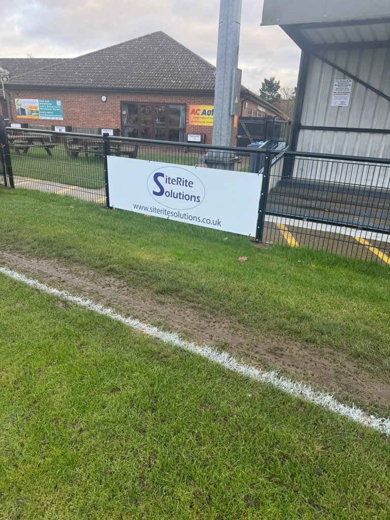 SiteRite's tweet photo. We’re proud to announce our support for our local football club, Woodbridge Town Football Club  @Woodbridgetown 

As part of our commitment to the community, we sponsor a pitch-side advertising board as well as the warm-up tops for the U23 squad. https://t.co/On6Hu9hJlr