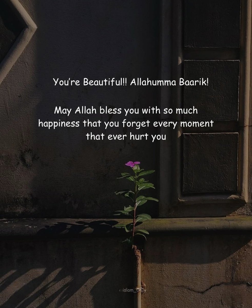 You're Beautiful!! 
Allahumma Baarik!