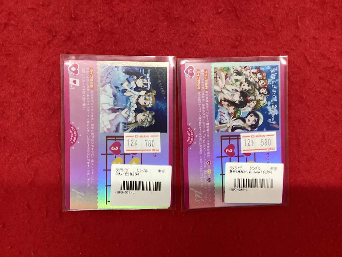 ラブライブOCG 入荷情報】 こちらの商品入荷です！！ 状態や内容の確認
