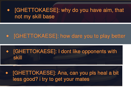 POV: Du wirst von mir in Overwatch geflamed