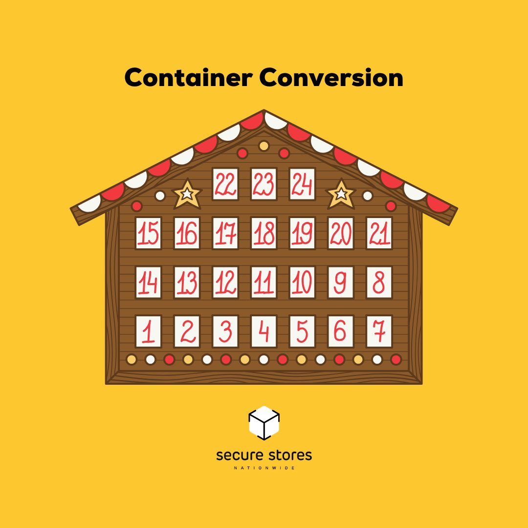 In 2014, the Ontario Toyota Dealership Association created a 17-meter-tall, 12-meter-wide, and 6-meter-deep shipping container advent calendar for a holiday giveaway in a parking lot.

Read more about it: trendhunter.com/trends/holiday…

#SecureStores #ContainerConversion