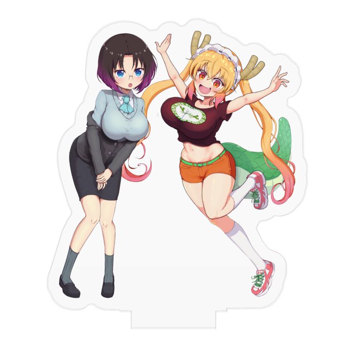 BOOTHにて

トール&amp;エルマ
アクリルフィギュア&amp;キーホルダー各種と
スマホステッカー2種を追加しました～
https://t.co/wcVmpr0P6P
こちらのイラストを使った
他のアイテムが欲しいなどの要望があれば
是非コメント下さい
必ず対応をお約束できませんが、善処いたします～

在庫がある訳でもなく 