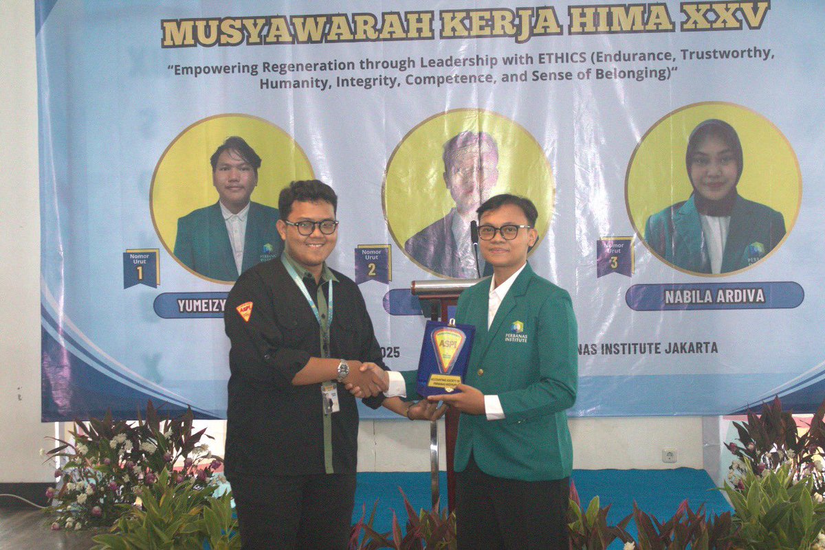 [ MUSYAWARAH KERJA XXV ]

Telah berlangsung acara Musyawarah Kerja XXV dengan tema "Empowering Regeneration through Leadership with ETHICS (Endurance, Trustworthy, Humanity, Integrity, Competence, and Sense of Belonging)".

Best Regards,
Public of HIMA Perbanas Institute