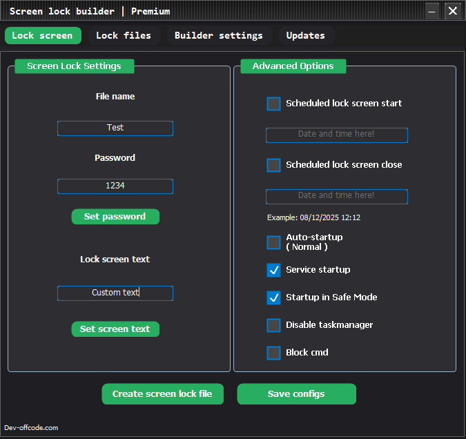OffCryptAndroid's tweet image. 🔐The update will be ready this week! It’s more difficult to remove the screen lock.

Purchase premium version👇

dev-offcode.com/ScreenLockBuil…