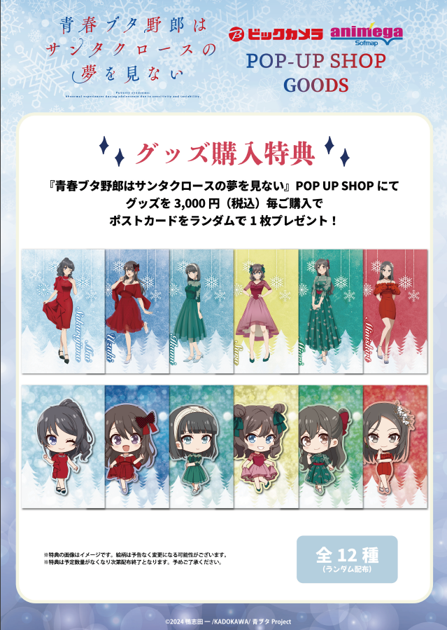 🎉フェア情報 🎉 ＼ 本日より販売開始‼ ／ アニメ「青春ブタ野郎は