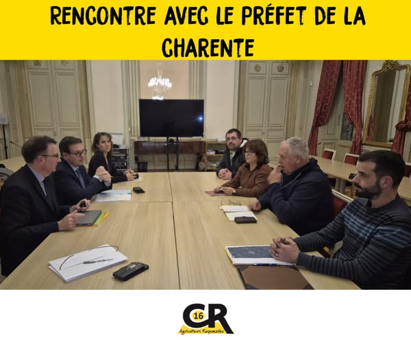 coordinationrur's tweet image. 🔴 #DNC  et #Tuberculose : la #CR16 veille sur ses éleveurs

À la suite de l’abattage de 82 vaches dans le #Doubs pour un cas de #DNC, les élus de la Coordination Rurale de #Charente ont rencontré le préfet pour exiger des mesures concrètes afin de protéger les élevages.

La…