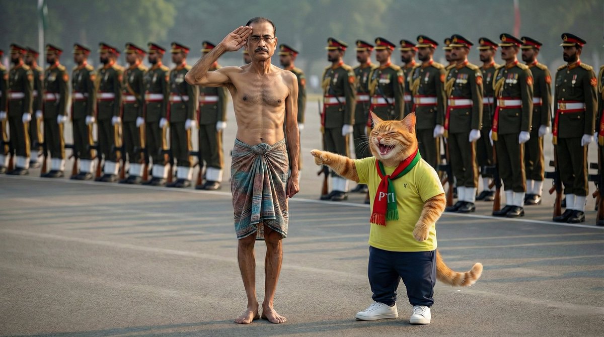 ایک ذہنی مریض کو آج گارڈ آف آنر دے کر آئینی عہدے پر بٹھا دیا گیا ہے۔ یہ اس ملک کی اصل بدنصیبی ہے کہ جس آدمی کو سپاہی کی سطح سے آگے نہیں جانا چاہیے تھا، آج وہ پورے پاکستان کا فیصلے کرنے والا بنا دیا گیا ہے۔ اس تقرری سے اندازہ ہو جانا چاہیے کہ اس ادارے کے اندر قابلیت کا عالم کیا ہے