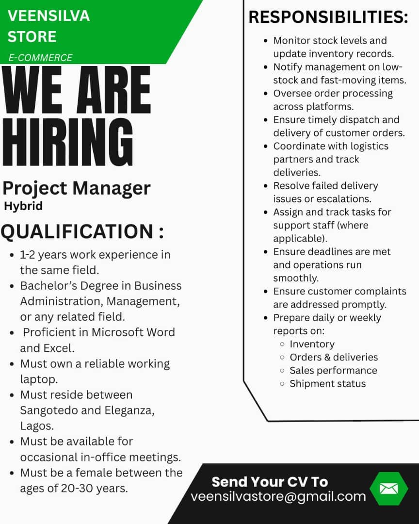 We've compiled a list of current job openings across Customer Service, HR, Content Creation, and more.

Check the posts for full details!

Join our WhatsApp group chat for more opportunities like this: tr.ee/4h2p9_WoiZ

#JobOpening #NowHiring