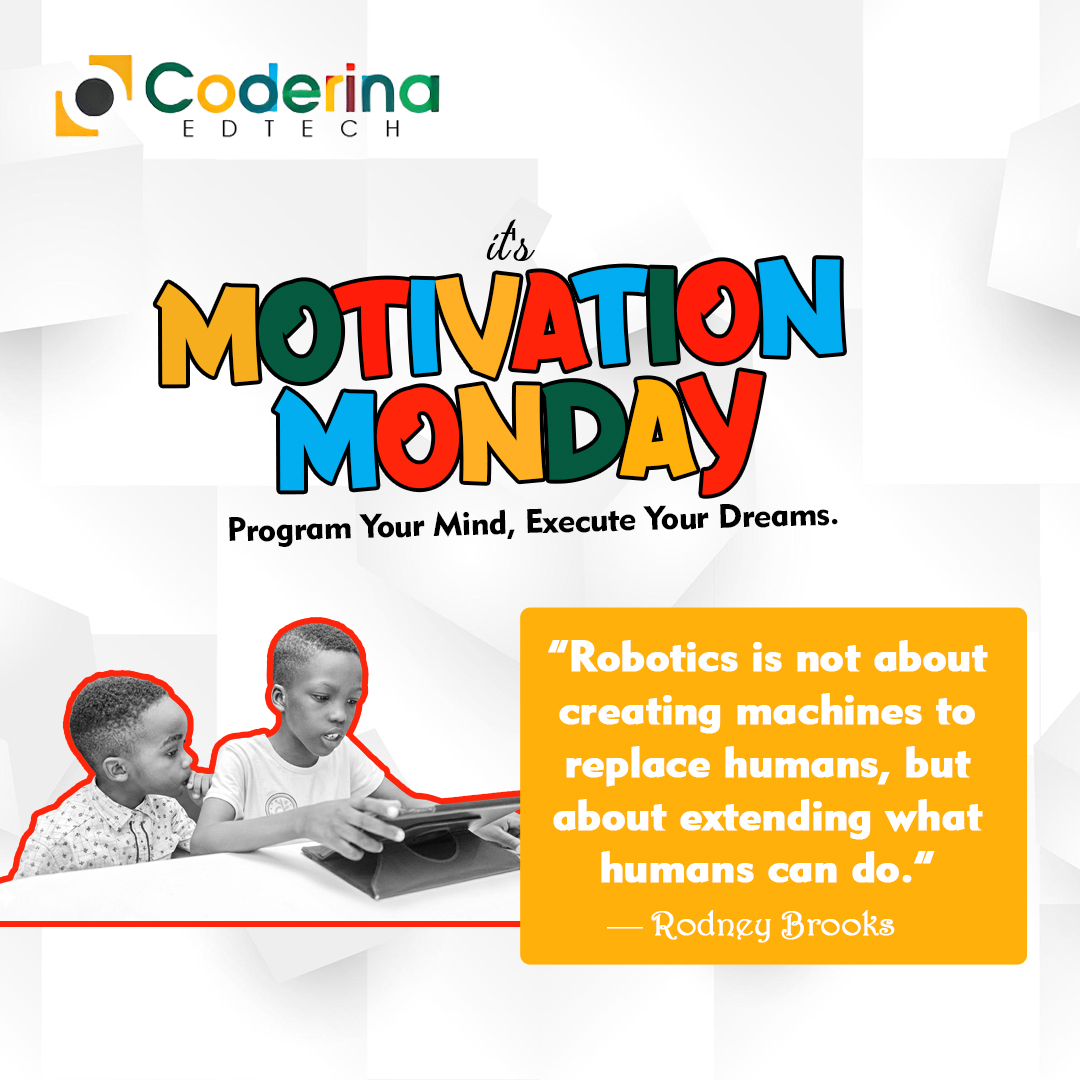 coderina's tweet image. “Robotics is not about creating machines to replace humans, but about extending what humans can do.” - Rodney Brooks

This week, let’s remember:
Robotics isn’t just about circuits, sensors, or code. It’s about amplifying human creativity and impact.

Whether you’re building your…